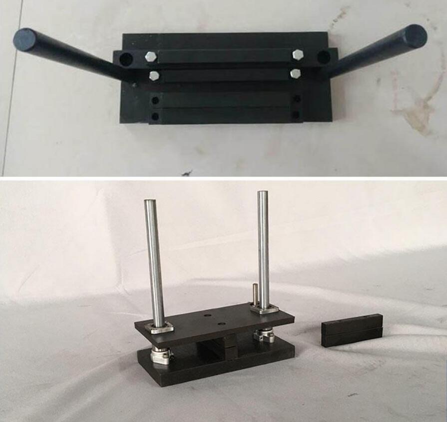 沥青混合料劈裂夹具的尺寸规格(图1)