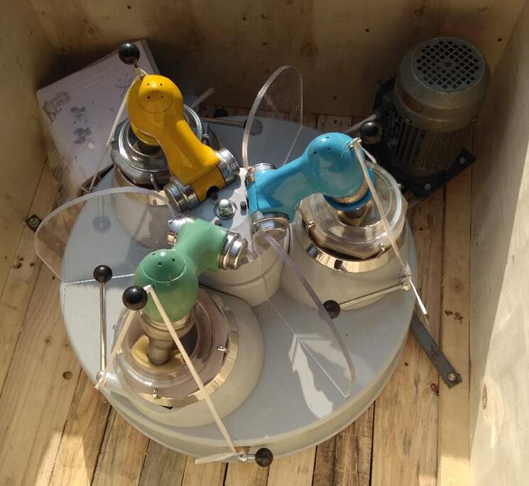 三头研磨机实验室研磨仪的拆维修(图1)