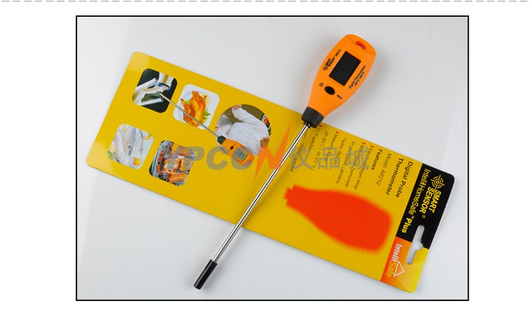 希玛 AR212 接触式数显测温仪表 高精度家用土壤肥料内部测温计(图2)