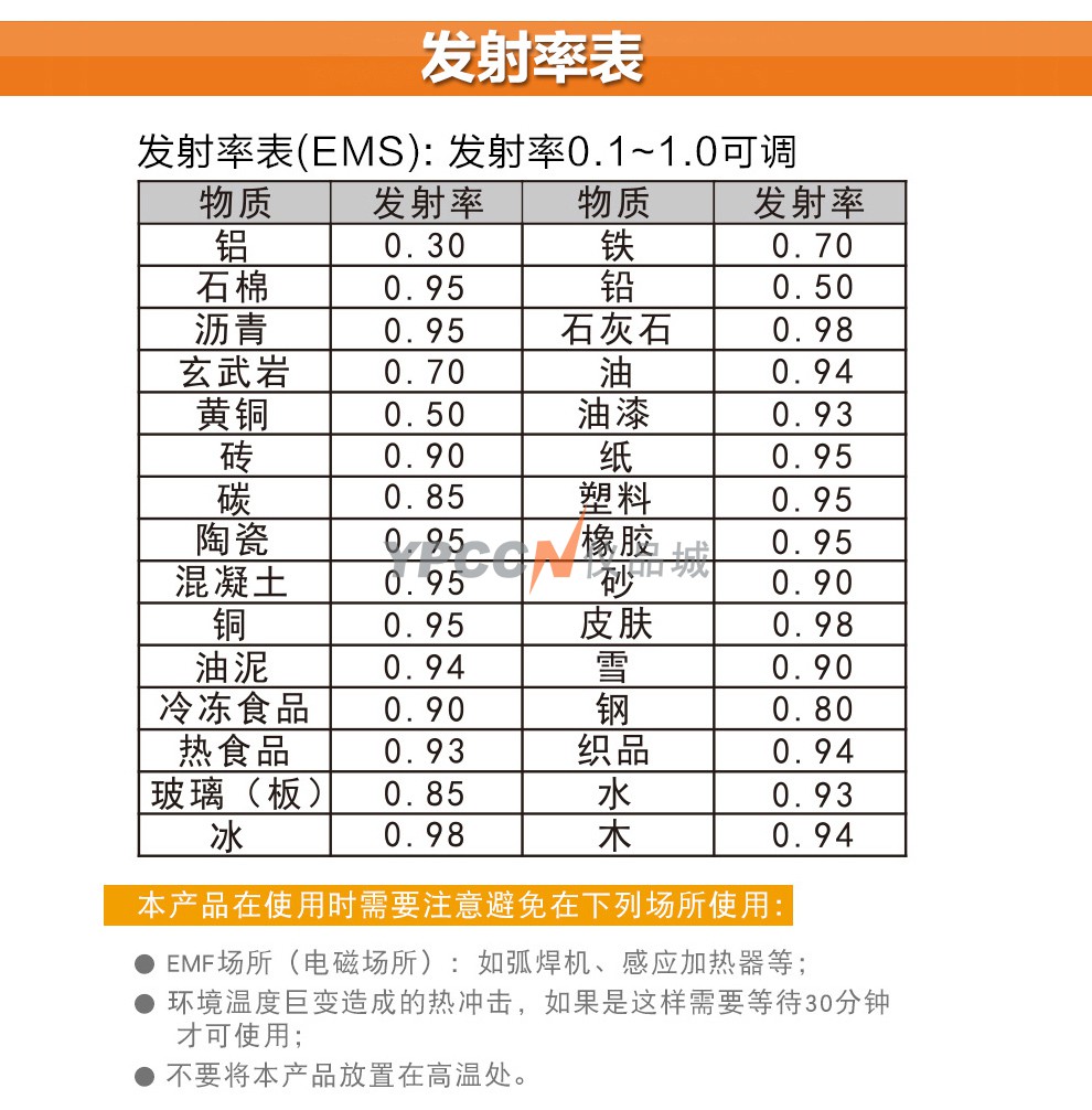 希玛AR852B+ 红外线测温仪测温枪工业非接触700度(图13)