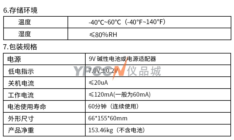 希玛AR866A 热线式风速仪 热线风速计 热敏式风速测量仪高精度测风仪(图12)